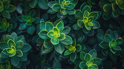 crassula plant background 