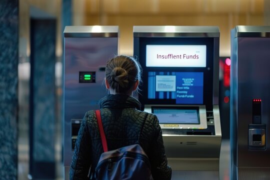 ATM with insufficient funds