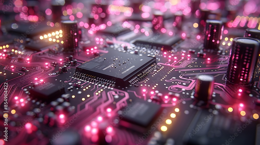 Aufkleber computer memory being booted