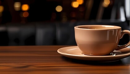 Ceramic coffee cup background, Ai Generated