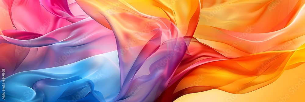Fototapete mesmerizing swirls of color and light a captivating fusion of art design and imagination