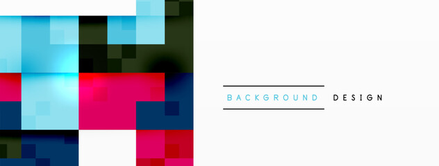 Dynamic colorful squares background. Vector Illustration For Wallpaper, Banner, Background, Card, Book Illustration, landing page