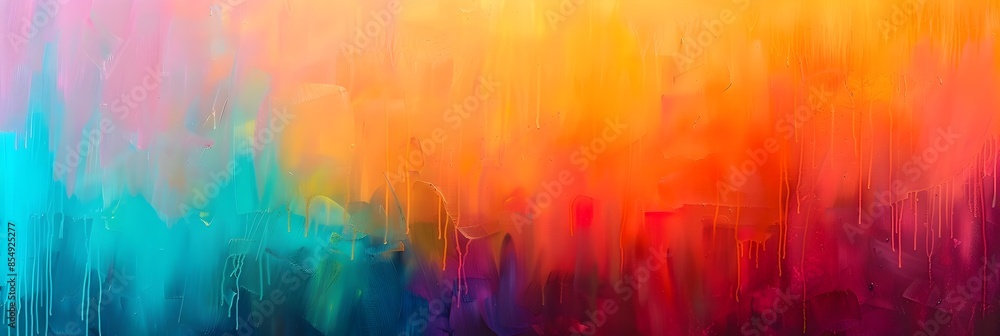 Poster vibrant and mesmerizing digital abstract art with flowing colors and captivating gradients
