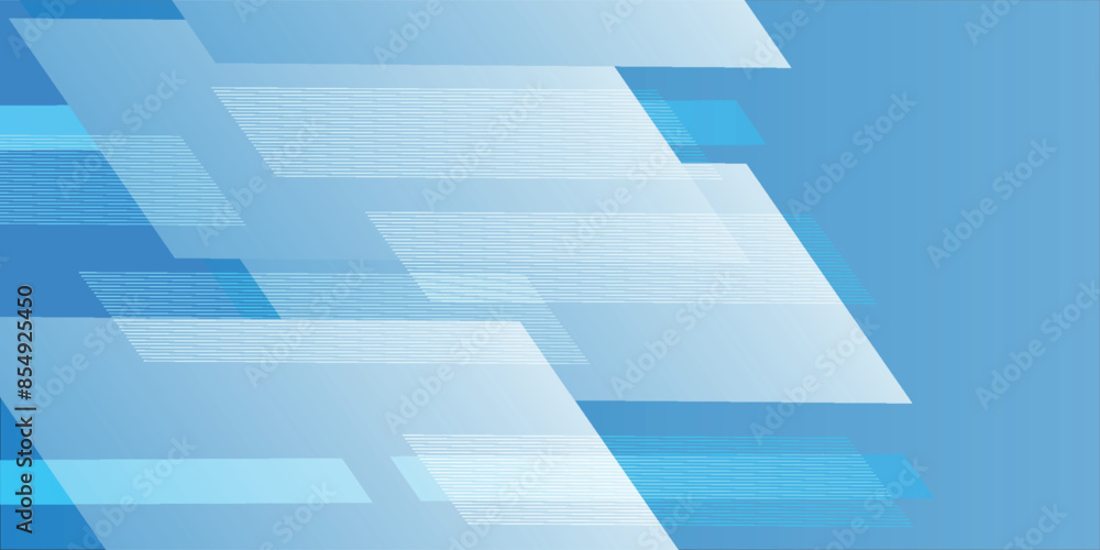 Poster bright navy blue dynamic abstract vector background with diagonal lines.