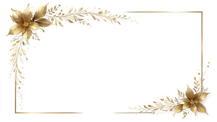 Transparent background with gold foil accents.