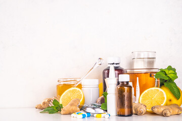 Medical and alternative herbal cold remedies