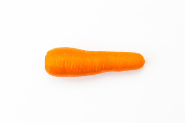 白背景にニンジン