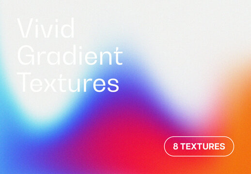 Colorful Gradient Shapes Backgrounds Mockup