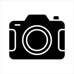 Camera icon vector illustration, photo camera sign and symbol, photography icon.