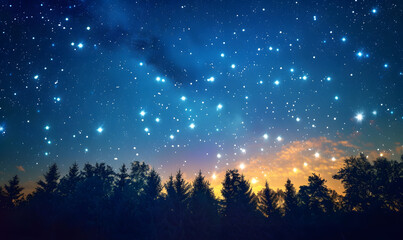 the vast sky and beautiful atmosphere