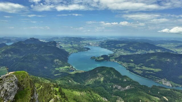 Salzkammergut, &Ouml;sterreich: Der Mondsee im Zeitraffer