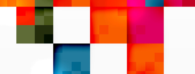 Dynamic colorful squares background. Vector Illustration For Wallpaper, Banner, Background, Card, Book Illustration, landing page