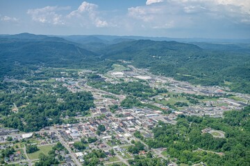 Naklejka premium mountain view