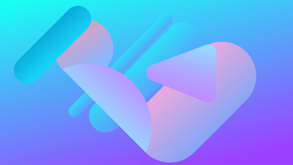 ABSTRACT BACKGROUND ELEGANT GRADIENT SMOOTH LIQUID COLORFUL DESIGN WITH GEOMETRIC SHAPES VECTOR TEMPLATE GOOD FOR MODERN WEBSITE, WALLPAPER, COVER DESIGN 