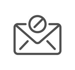 Mail related icon outline and linear symbol.
