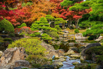 Beautiful Japanese garden  Japan