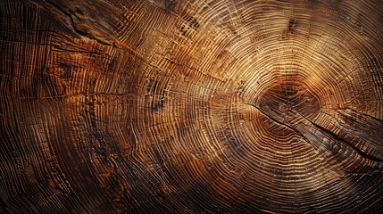 Fototapeta premium rustic ancient oak wood grain texture rich brown and golden hues panoramic banner