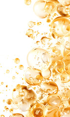 3D background of water biological and organic glass technology molecules About beauty and cosmetic skin