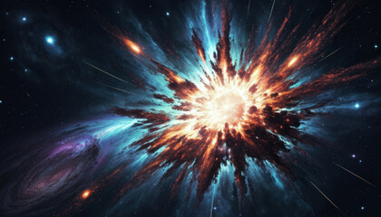 Supernova Burst in an Enigmatic Galactic Realm