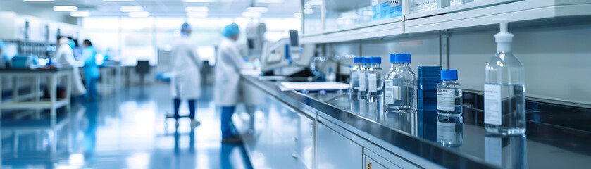 A background image suitable for medical websites, featuring medical equipment and tools in a clinical setting.