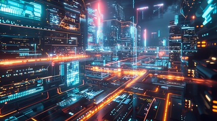 Fototapeta premium city, night, building, urban, skyline, cityscape, traffic, business, architecture, road, street, highway, light, vector, downtown, sky, illustration, skyscraper, town, silhouette, design, construction