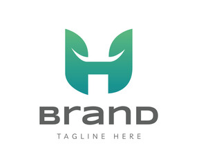 Fototapeta premium Letter H logo icon design template elements. Usable for Branding and Business Logos. 