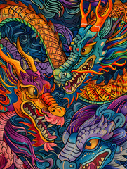 cartoon illustrator card or background .