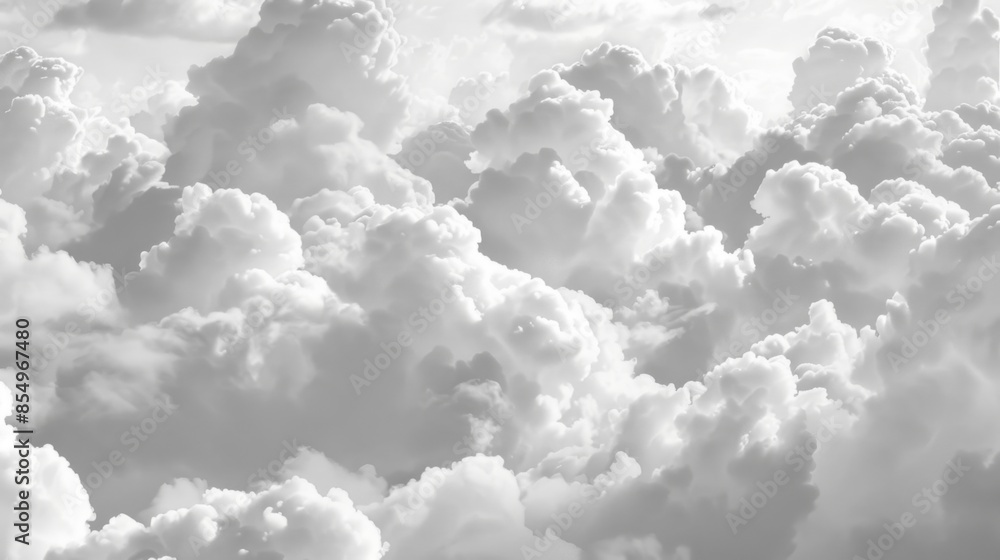 Poster the sky is filled with clouds, creating a sense of calm and serenity