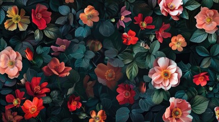 Novel idea Floral pattern everywhere