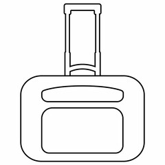 Travel bag design advertising banner.