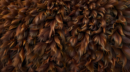 Brown Fluffy texture Background