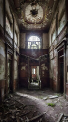 Fototapeta premium Explore and photograph abandoned and forgotten spaces.