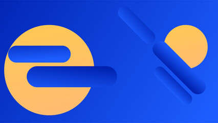 ABSTRACT BLUE GRADIENT BACKGROUND SMOOTH COLORFUL DESIGN WITH GEOMETRIC SHAPES VECTOR TEMPLATE GOOD FOR MODERN WEBSITE, WALLPAPER, COVER DESIGN 