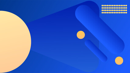 ABSTRACT BLUE GRADIENT BACKGROUND SMOOTH COLORFUL DESIGN WITH GEOMETRIC SHAPES VECTOR TEMPLATE GOOD FOR MODERN WEBSITE, WALLPAPER, COVER DESIGN 