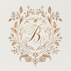 Elegant frames. Floral wreath, сircle monogram with hand drawn wild herbs and flowers. Vector vintage botanical illustration for invitation or wedding decor, logo, labels, branding, business identity