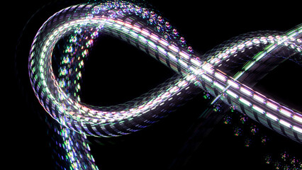 Digital Wallpaper Gaming Streaming Background Futuristic Abstract Neon Overlay Effect