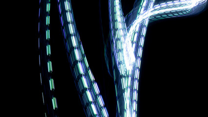 Digital Wallpaper Gaming Streaming Background Futuristic Abstract Neon Overlay Effect