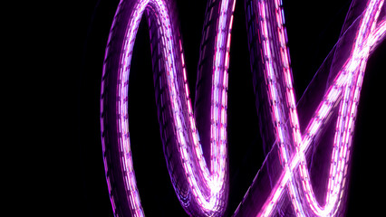 Digital Wallpaper Gaming Streaming Background Futuristic Abstract Neon Overlay Effect