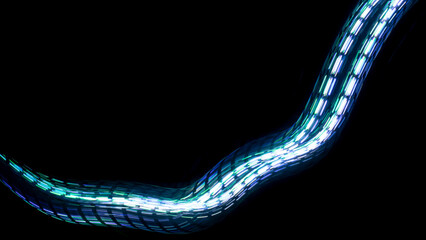 Digital Wallpaper Gaming Streaming Background Futuristic Abstract Neon Overlay Effect