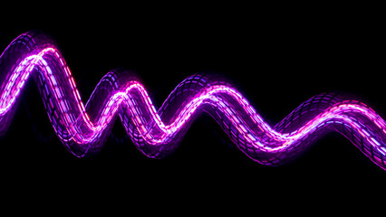 Digital Wallpaper Gaming Streaming Background Futuristic Abstract Neon Overlay Effect