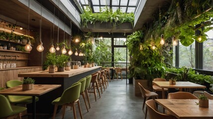 biophilic design cafe