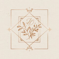 Elegant frames. Floral wreath, сircle monogram with hand drawn wild herbs and flowers. Vector vintage botanical illustration for invitation or wedding decor, logo, labels, branding, business identity