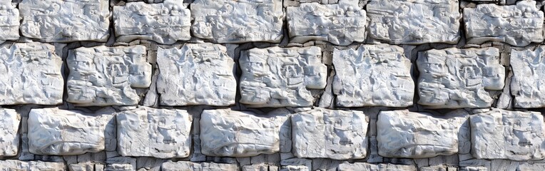 Modern Abstract Light Gray Brick Wall Design