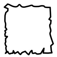 Old paper line illustration