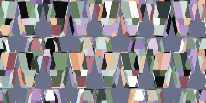 Abstract seamless luxury geometric pattern background. Vector illustration EPS10. 
