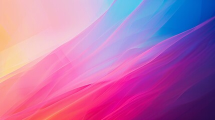 Obraz premium Gradient Background with Multicolored Lines 