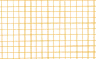 手書き風の黄色のチェック背景