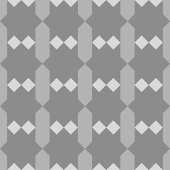 Geometric ornament. Quadrangles, hexagons backdrop. Pickets, diamonds wallpaper. Ethnic background. Mosaic motif. Embroidery digital paper, textile print, web designing, abstract. Seamless vector