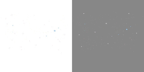 Moon, star, stars, sparkles, falling star, isolated on transparent background. Night sky, starlight, milky way, galaxy, space overlays, png
