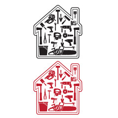Repairing House and Construction Logo